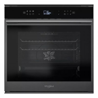 Forno da Incasso Multifunzione Elettrico Pirolitico 60 cm Nero Black Fiber Classe A+ Whirlpool Linea W7 Collection W7 OM4 4S1 P BSS - W7OM44S1PBSS