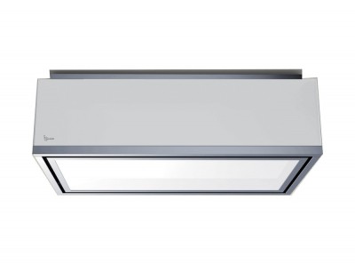 Cappa a Soffitto Baraldi XENIA A VISTA 90 x 60 cm Inox e Bianca 900 m³/h - 01XEN090STW90