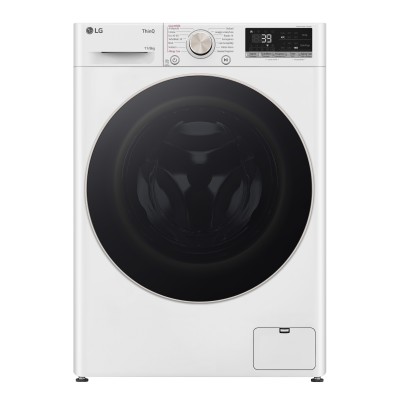 LG D4R7011TSWG Lavasciuga a Vapore Libera Installazione 11 Kg Lavaggio - 6 Kg Asciugatura 1400 giri/min. Classe D TurboWash 360 Lavaggio a vapore Steam Wi-Fi Bianca