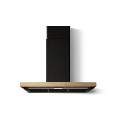 Elica BIO BLRO/A 90 ROVERE - PRF0200562 Cappa a Parete 90 cm Nero Effetto Ruvido e Rovere Naturale Touch Wi-Fi