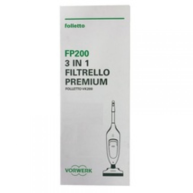 Sacchetti Vorwerk Folletto Vk 200 Filtrello Premium Originale 57920 ex 51377